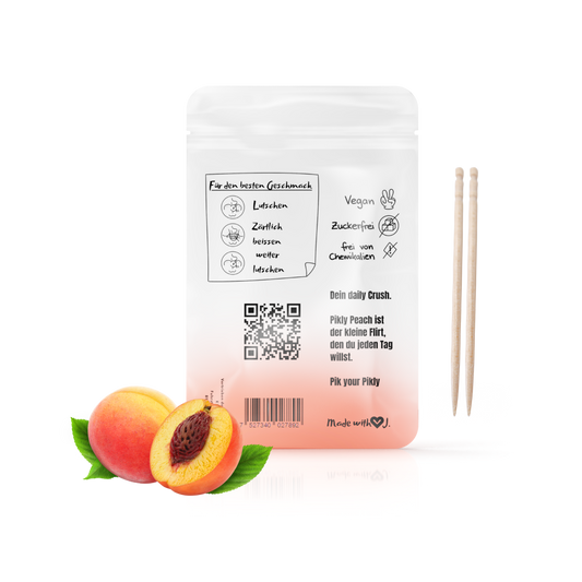 Pikly Pfirsich Zahnstocher